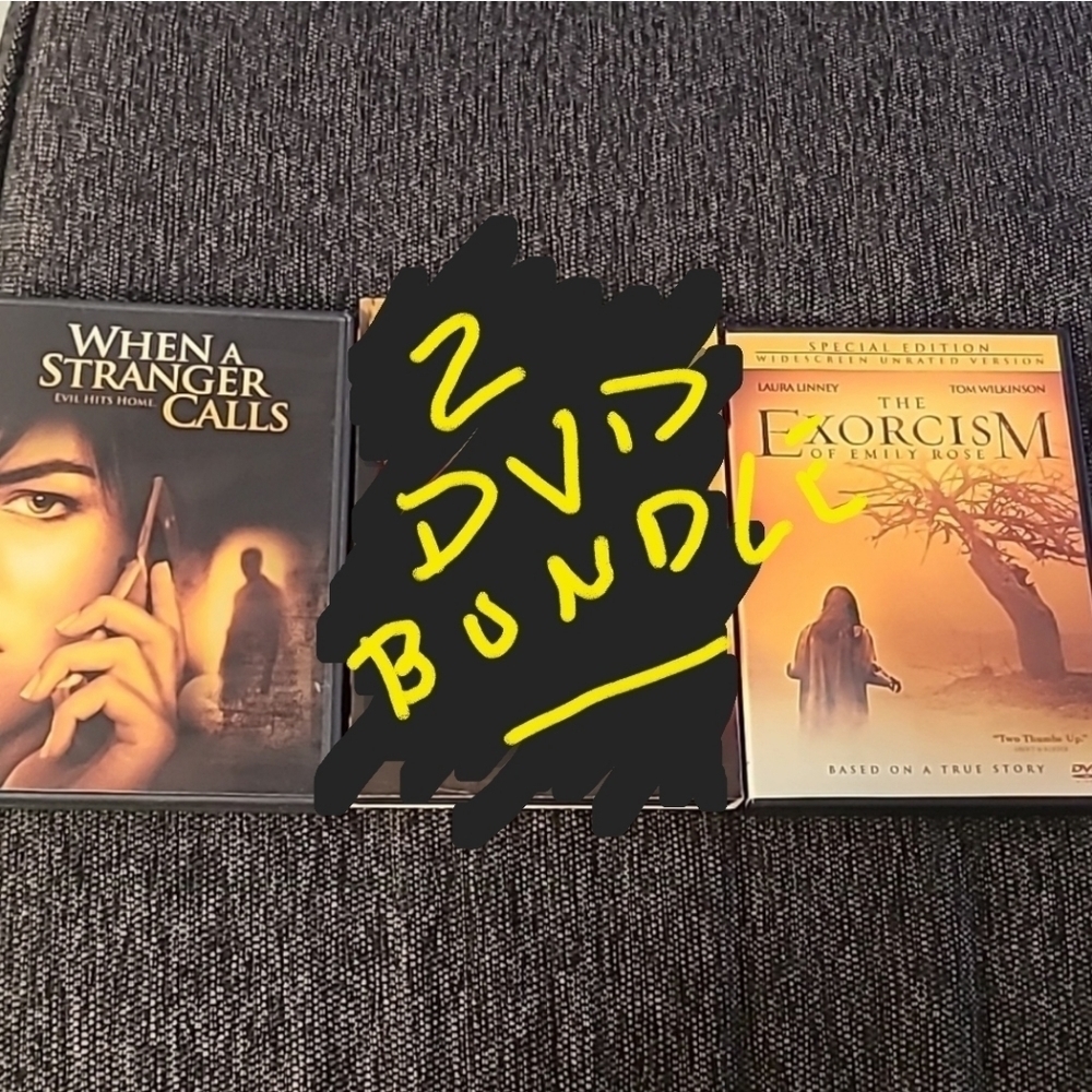 Scary movie night bundle 2 horror dvds